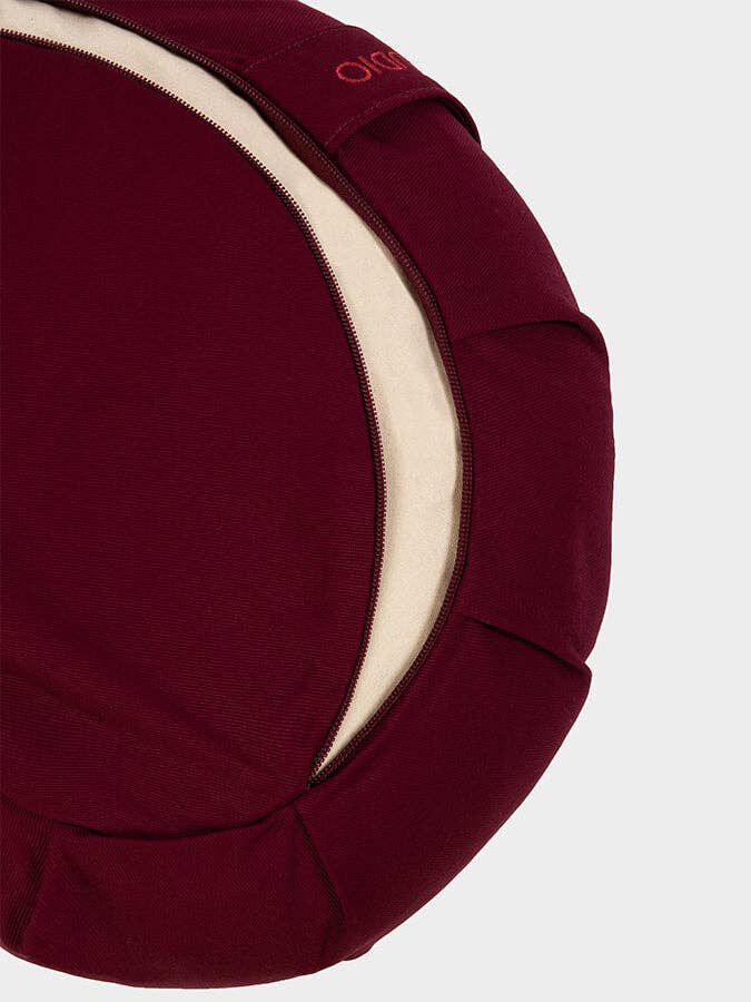 Yoga Studio Store - Wholesale Yoga Accessories - Yoga Studio European Organic Buckwheat Zafu Crescent Cushion6