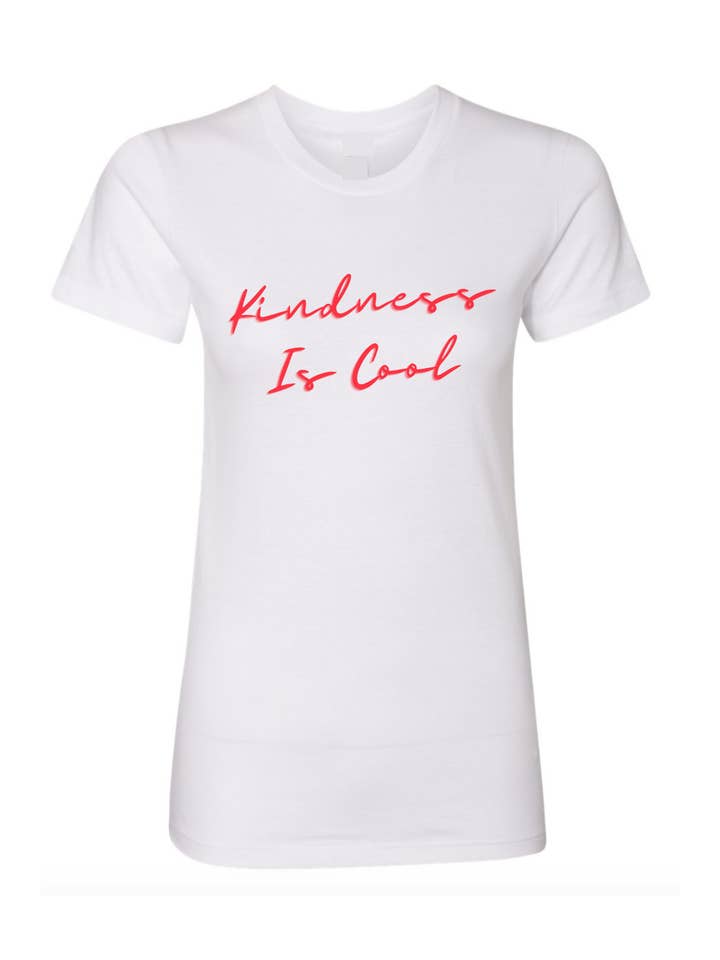 Vänlighet Är Cool Organic Tee för wholesale av Eco Royale