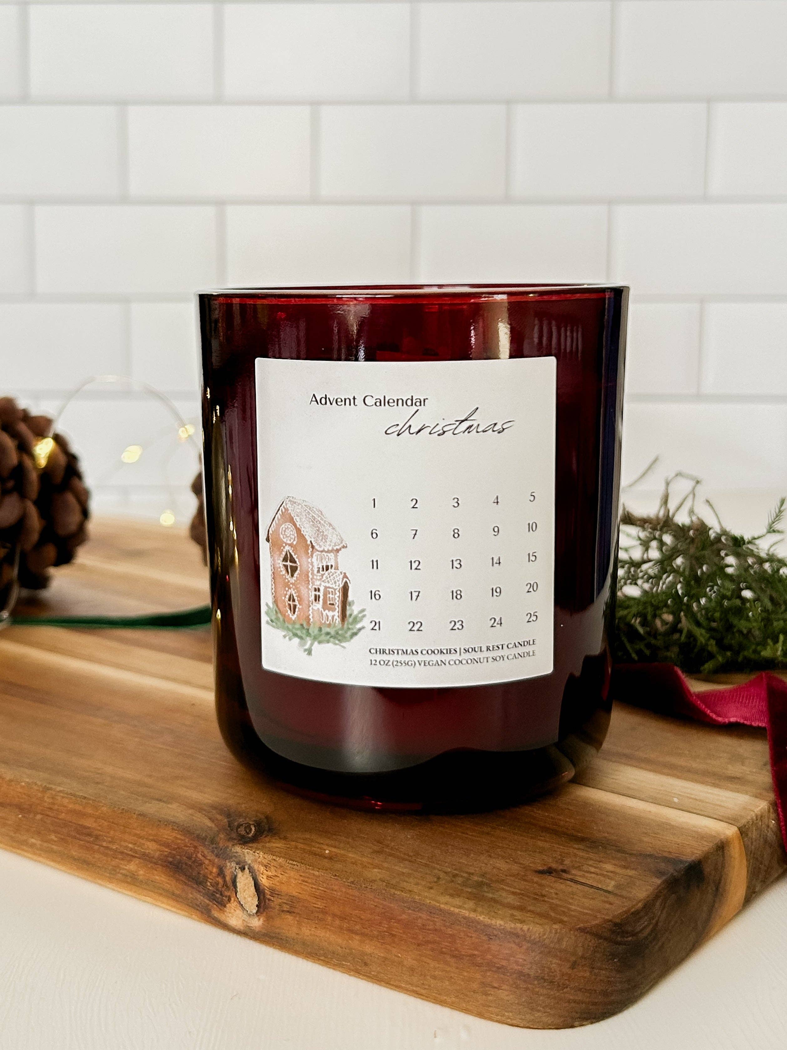 Soul Rest Candle Co. - Wholesale Jar/Filled Candle - 2025 Advent Calendar 12oz Candle3