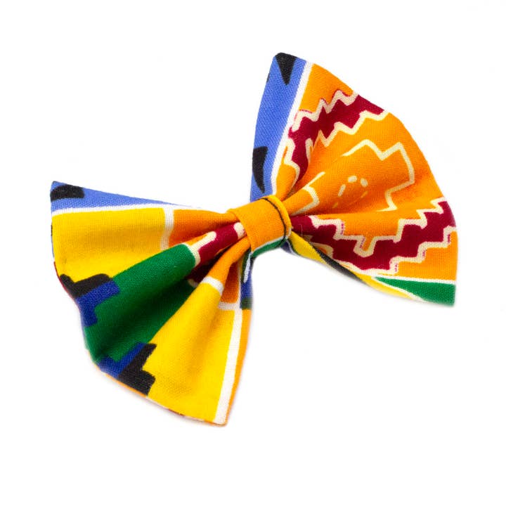 Hiro + Wolf - Wholesale Pet Bow Tie - Dog - Kente Dog Bow Tie