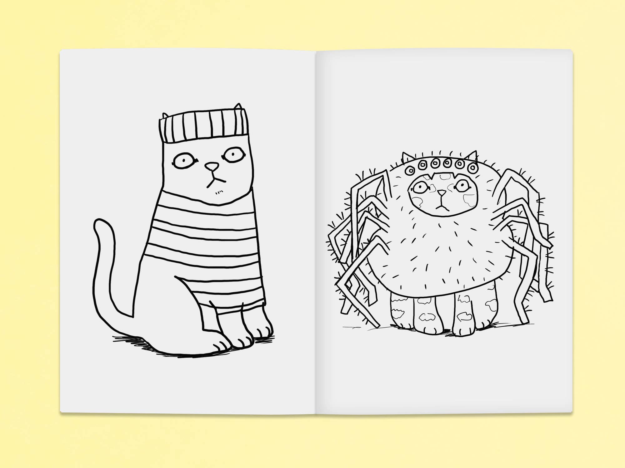 Jo Clark Design - Wholesale Coloring & Activity Book - Kids & Baby - Spooky Cats Colouring Book4