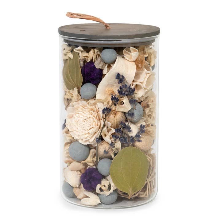 Andaluca - Wholesale Potpourri - Amber Lavender Potpourri Jar4