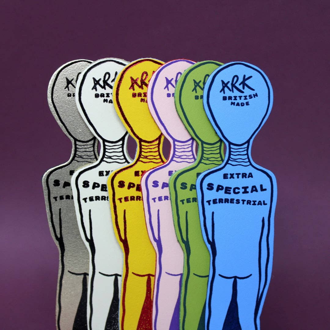 Ark Colour Design – Engroshandel Bogmærke – Alien bogmærke i ægte læder5