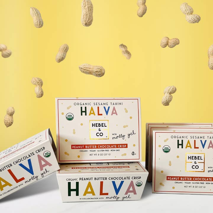 Hebel & Co - Wholesale Chocolate Bar - Organic Halva - Peanut Butter Chocolate Crisp (Molly Yeh)
