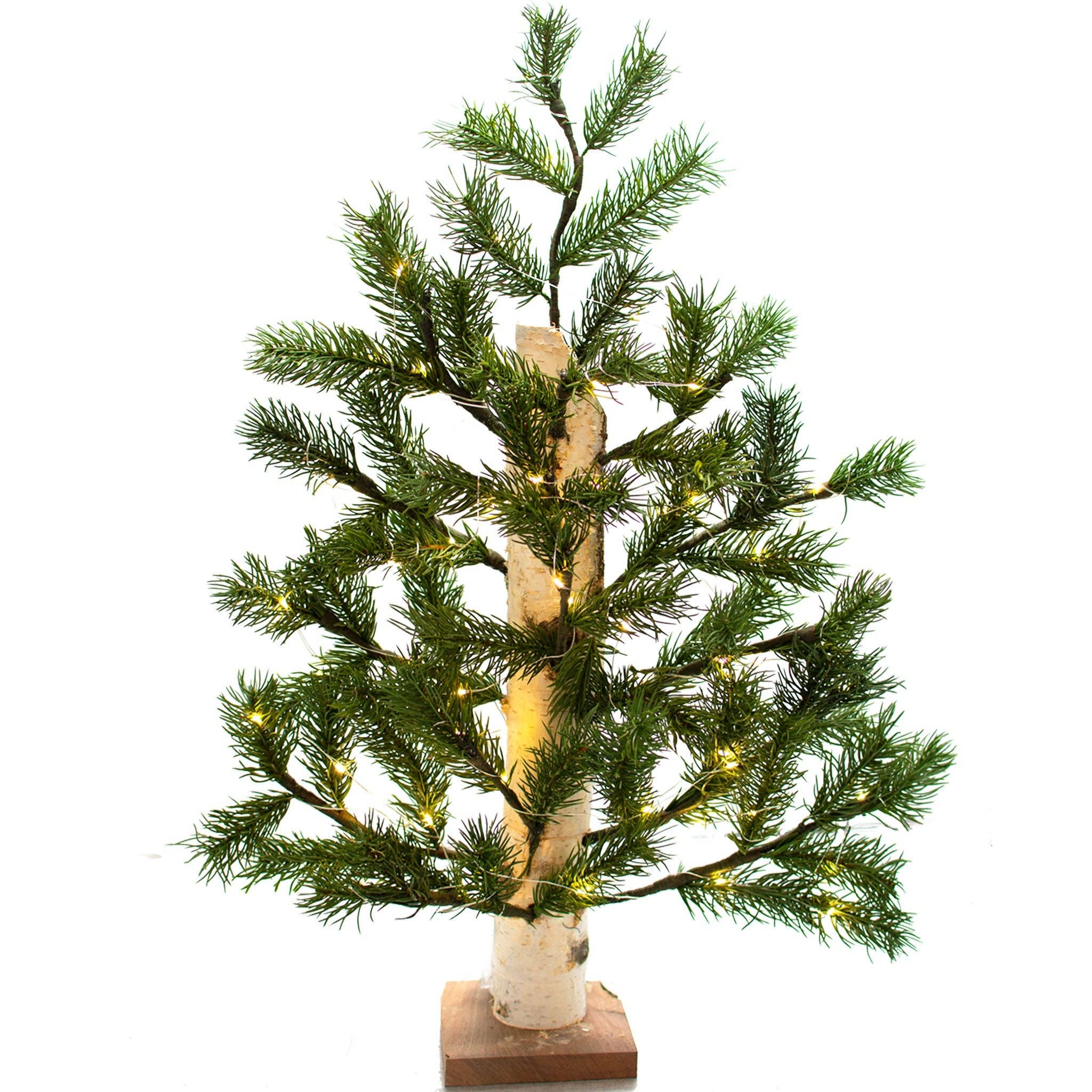 Lee Display - Wholesale Christmas Decoration - Rustic Birch Pole Christmas Tree2