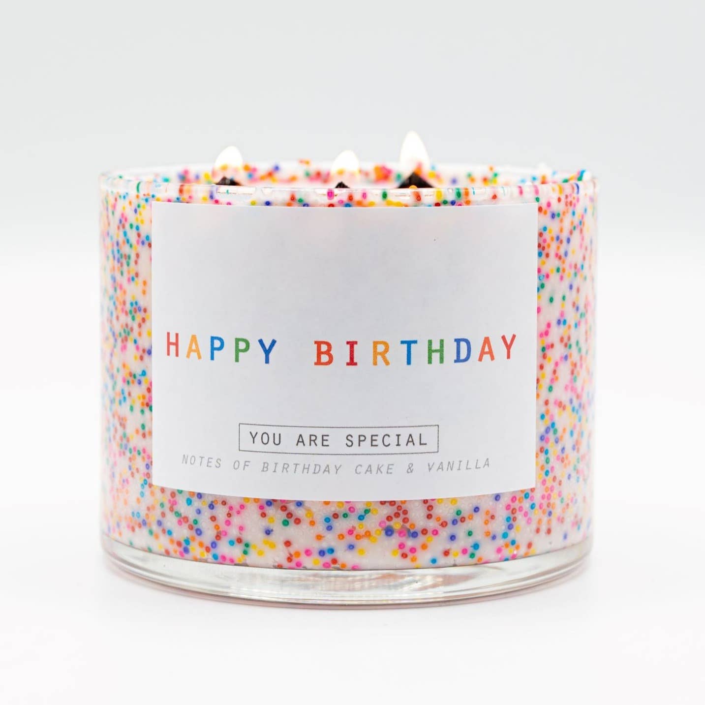 Continue Good - Wholesale Jar/Filled Candle - 3 Wick Happy Birthday - 15 oz Soy Candle