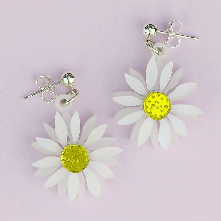 Daisy Earrings for wholesale by Little Moose