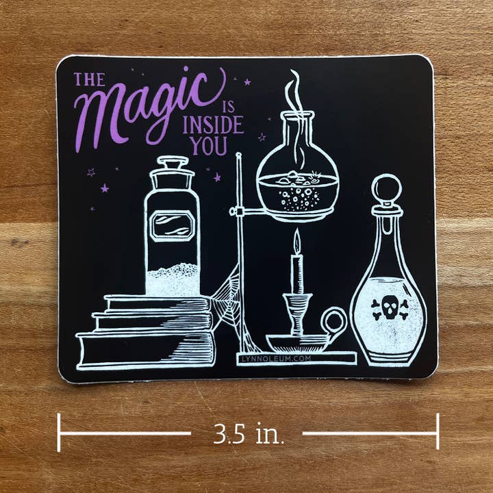 Darker Things - Spooky Lab Magic STICKER for wholesale by Lynn-oleum
