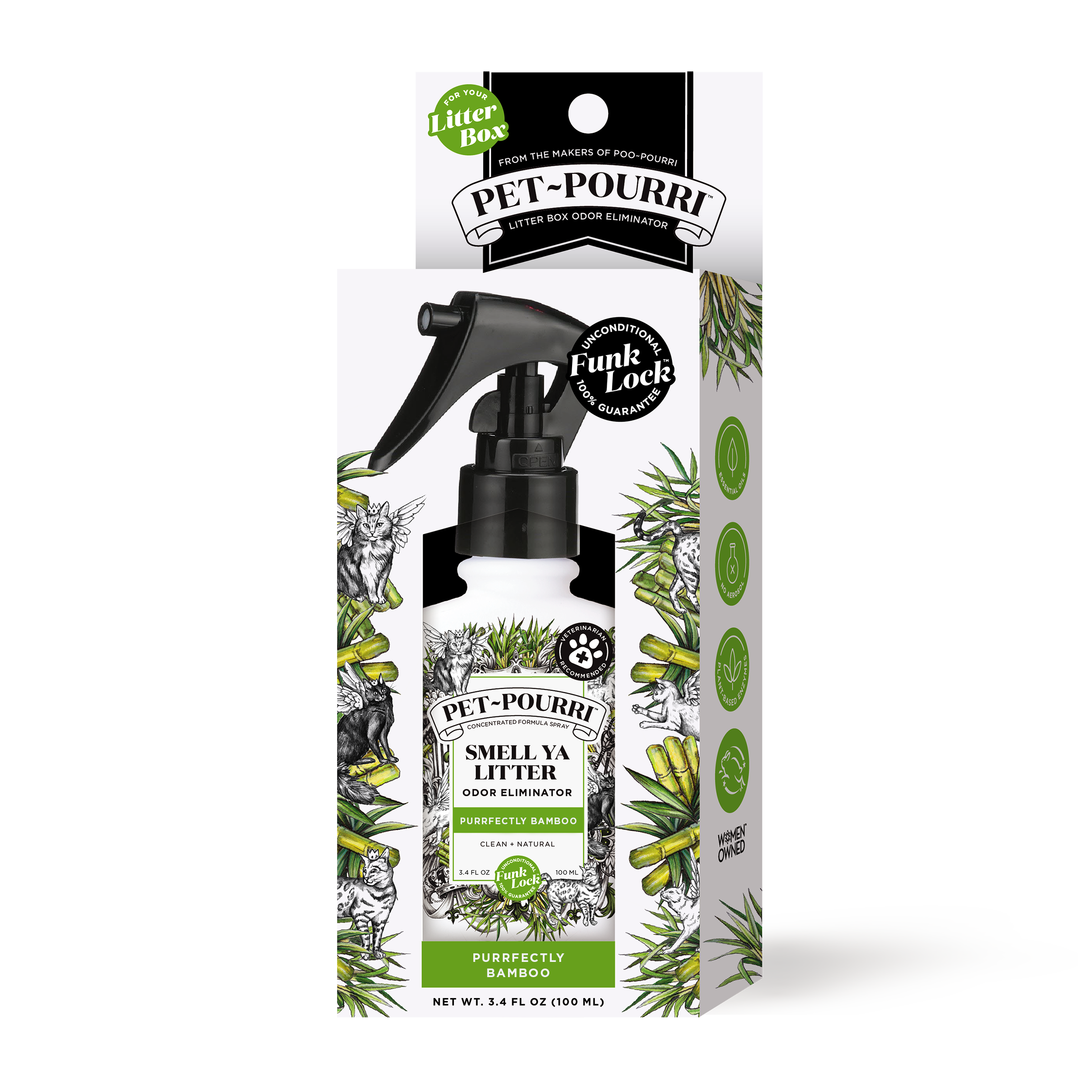 ~Pourri - Wholesale Pet Deodorizing Spray - Pet~Pourri Smell Ya Litter Purrfectly Bamboo Odor Refresher1