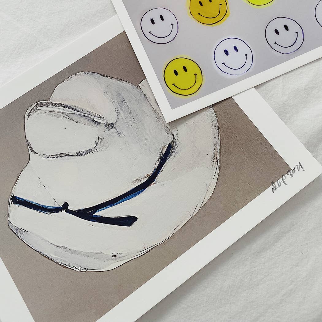 ALEX'S - Wholesale Art Print - Cowboy Hat Print5