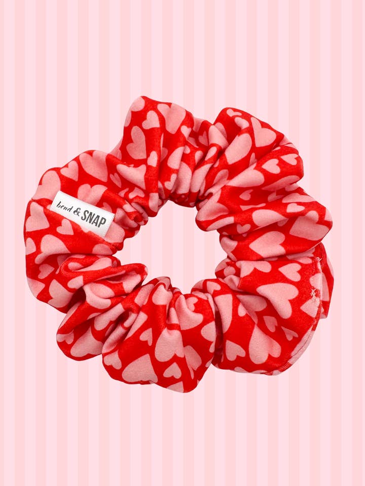 Coquette and Hearts // Scrunchies for wholesale by Bend & Snap