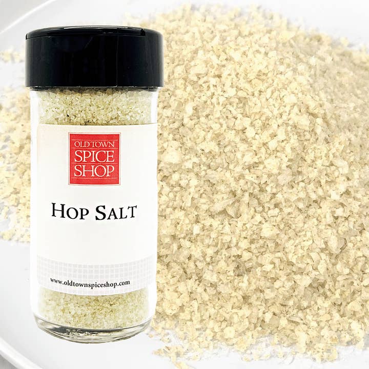 Sel Gourmet à la Bière Hop Salt pour Cuisiner & Griller pour la vente par Old Town Spice Shop