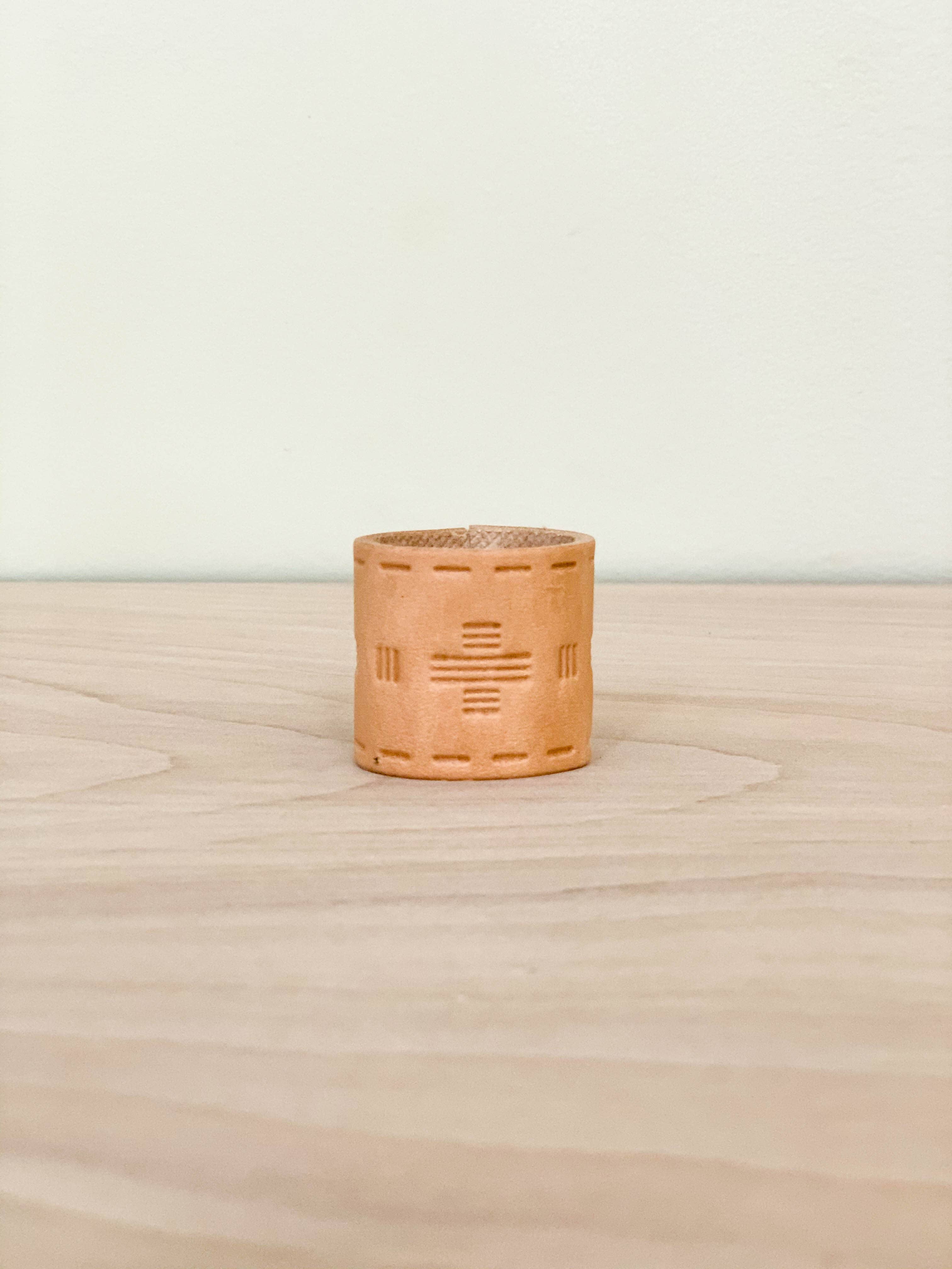 Jenni Earle - Wholesale Bag Strap - Women's - handmade in USA leather bandana slide - tooled3