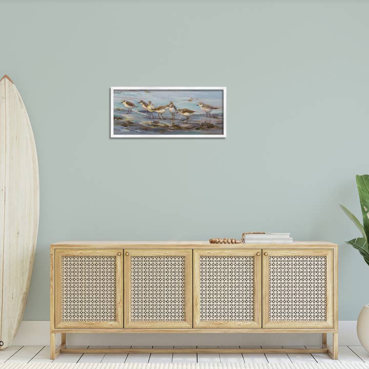 Stupell Industries - Wholesale Wall Sign - Sandpiper Flock on Shore - Framed Wall Art5