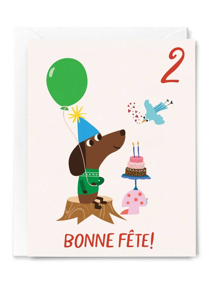 Bonne Fête 2 ans for wholesale by Happy Just Happy