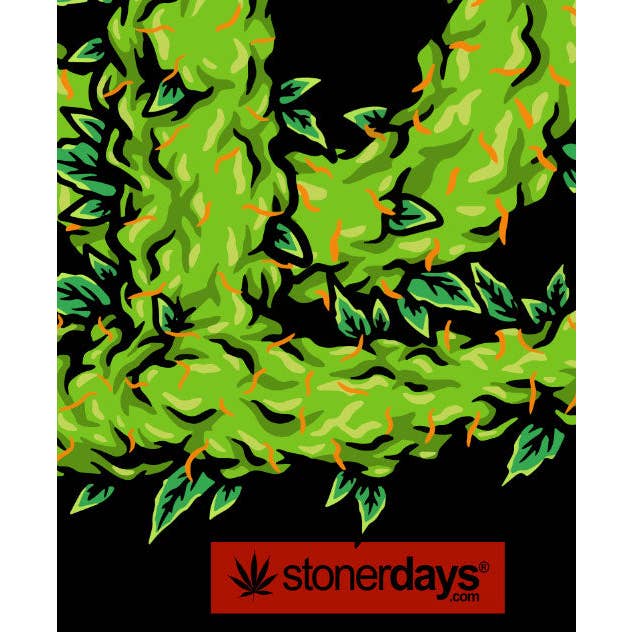 SD Leafy Logo Hoodie for wholesale by StonerDays Apparel