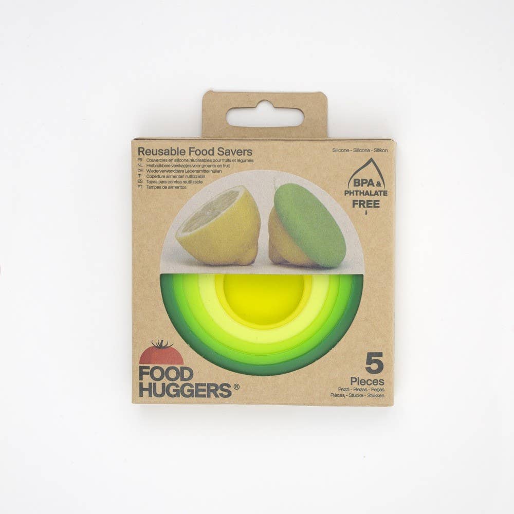 Eco warehouse - Wholesale Food Storage Wrap/Bag - Food Huggers Set of 5 Fresh Greens1