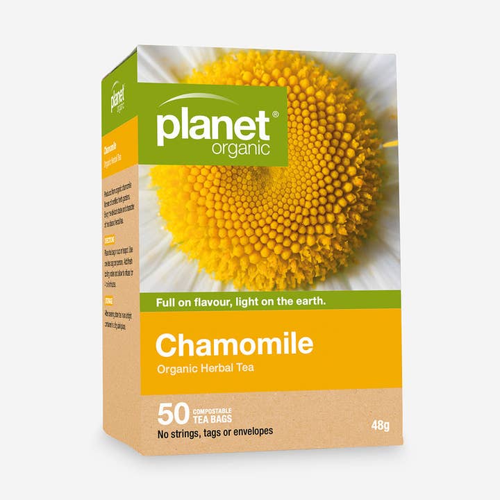 Chamomile Tea 50 Tea Bags - Certified Organic for wholesale by Planet Organic
