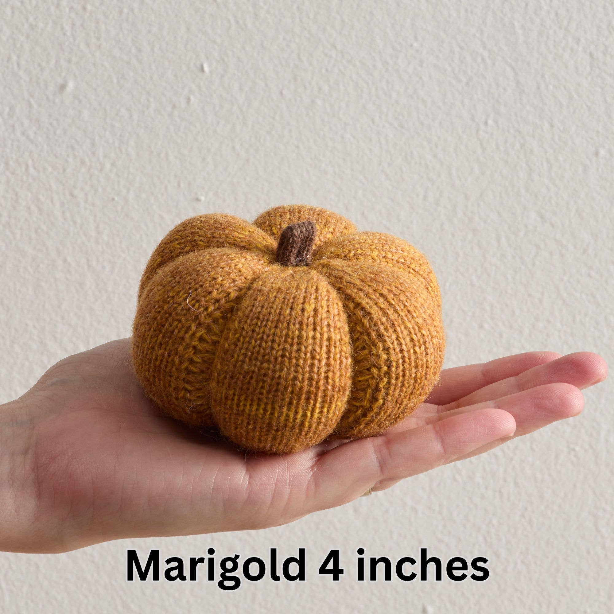 Your Heart's Content - Wholesale Decorative Tabletop Object - Cozy Pumpkins, Variegated Knit Yarn Colors, Handcrafted Gift21