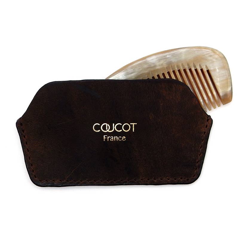 COUCOT – Großhandel Haarbürste/Kamm – The Traveler – Kamm aus natürlichem Horn4
