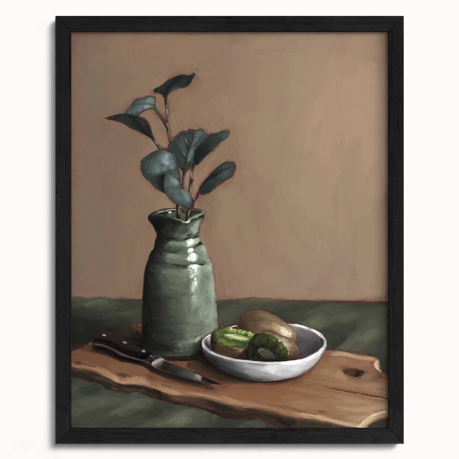 The Ugly Cat Studio - Wholesale Art Print - Eucalyptus and Kiwi Still Life Art Print18