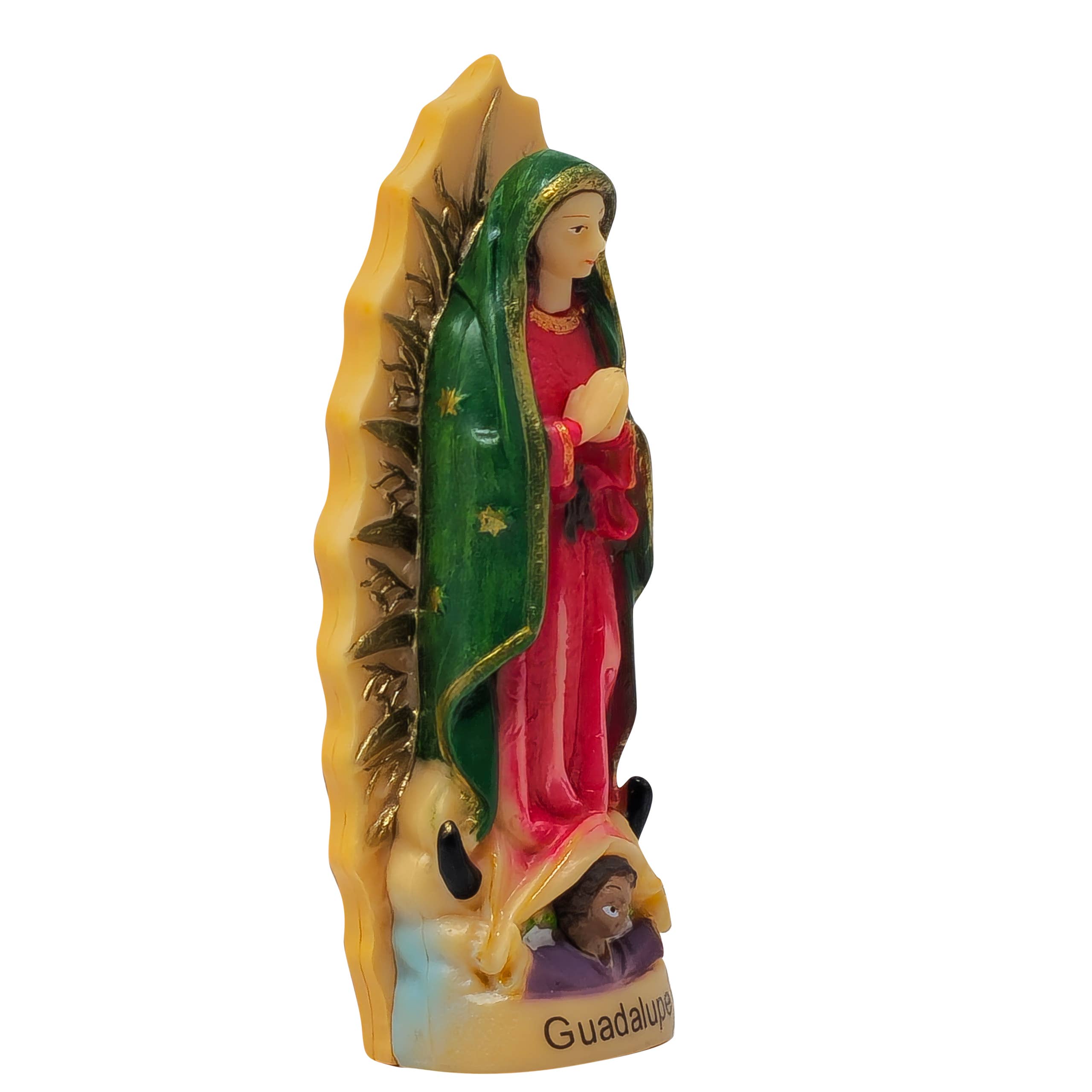 mrcjsales - Wholesale Sculpture - Our Lady of Guadalupe Resin Statue - Pack of 12 - 3 Inches -2