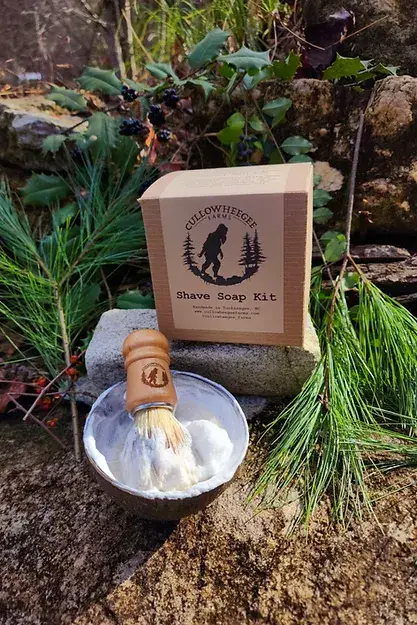 Cullowheegee Farms – wholesale Shave soap – Men's – Shave Soap Kit- Cedarwood Rosemary2