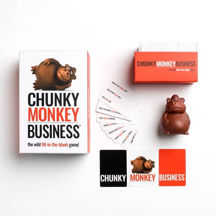 The Good Game Company - Wholesale Card Game - Chunky Monkey Business - Fast Paced Riddle Party Game!