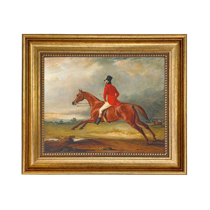 Major Healey Wearing Raby Hunt Uniform Framed Painting Print for wholesale by Madison Bay Co. - Historical Home Decor Reproductions