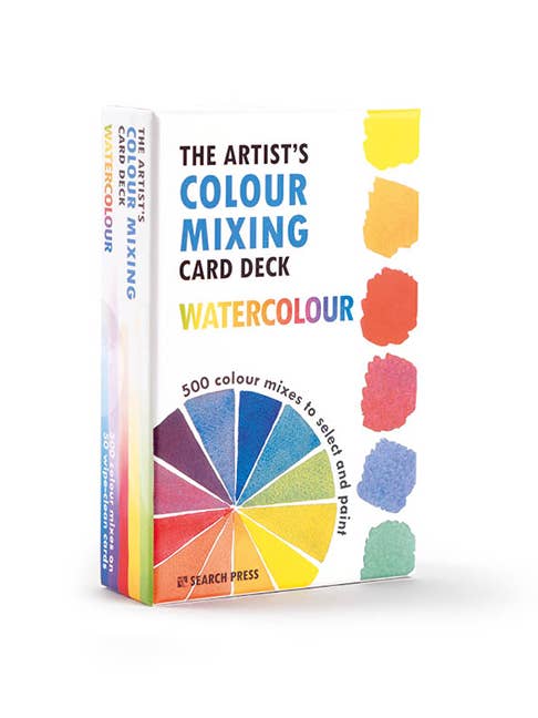 Search Press – wholesale Craft supplies – The Artist's Color Mixing Card Deck - Watercolor0
