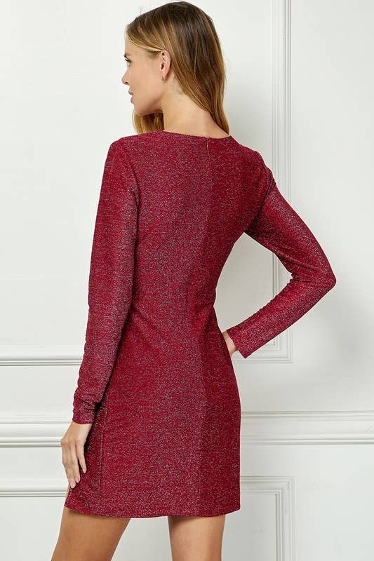 Vanilla Monkey - Wholesale Dress - Women's - Body-con Metallic Dress6