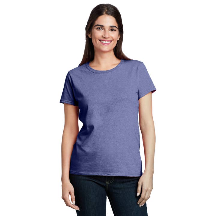 Radyan - Wholesale T-shirt – women's - Radyan Blank Shirts for Women - Half Sleeve Plain Tshirts