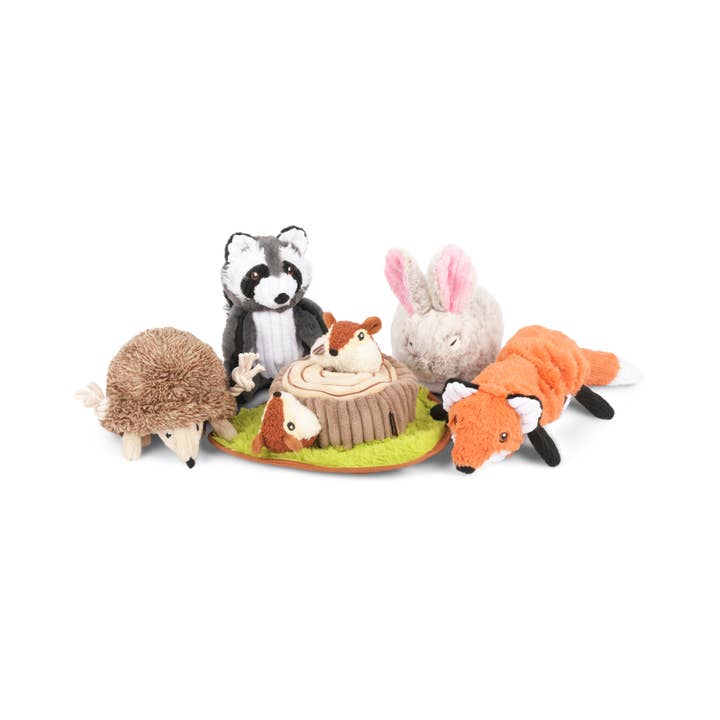 P.L.A.Y. Pet Lifestyle and You - Wholesale Pet Plush Toy - Dog - Forest Friends Collection (15pc set w/ Display)3