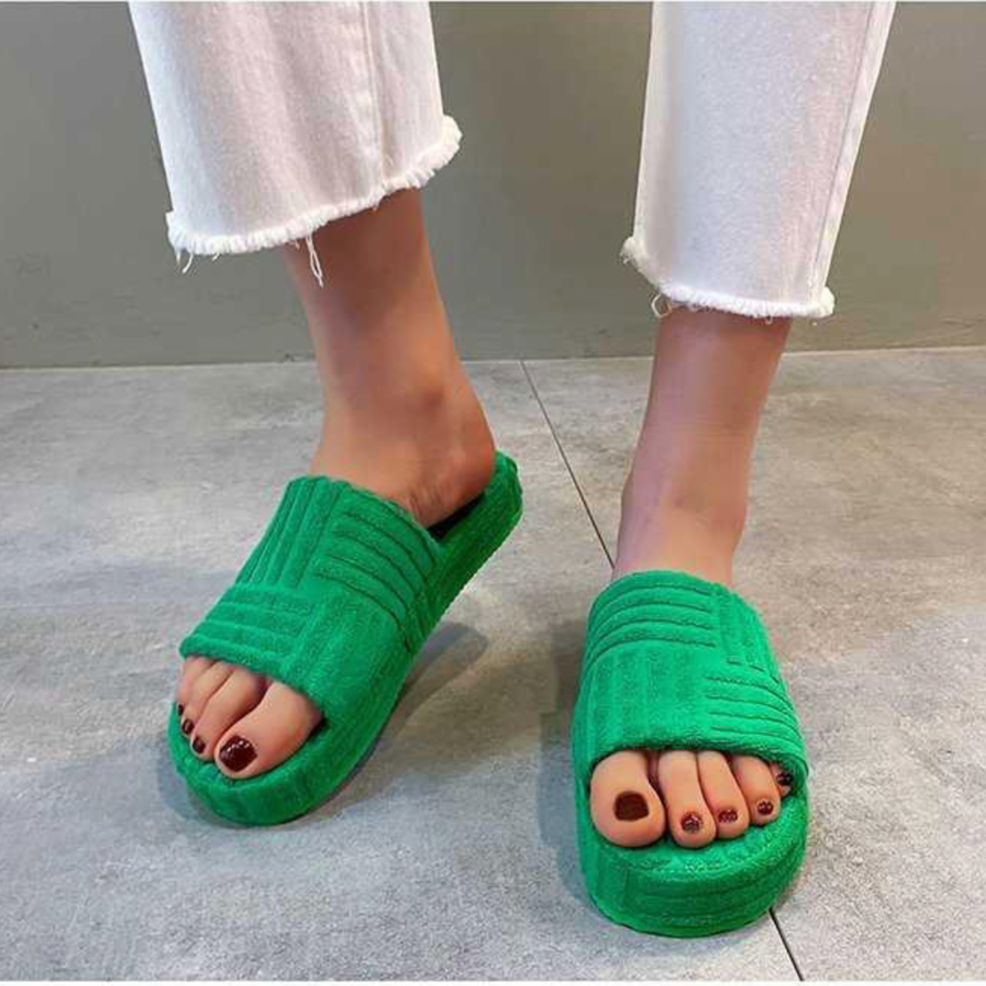 DrifWoo - Vente Chaussons – femme - Sandales élégantes pour femmes, pantoufles de maison, chaussures d'été pour femmes7