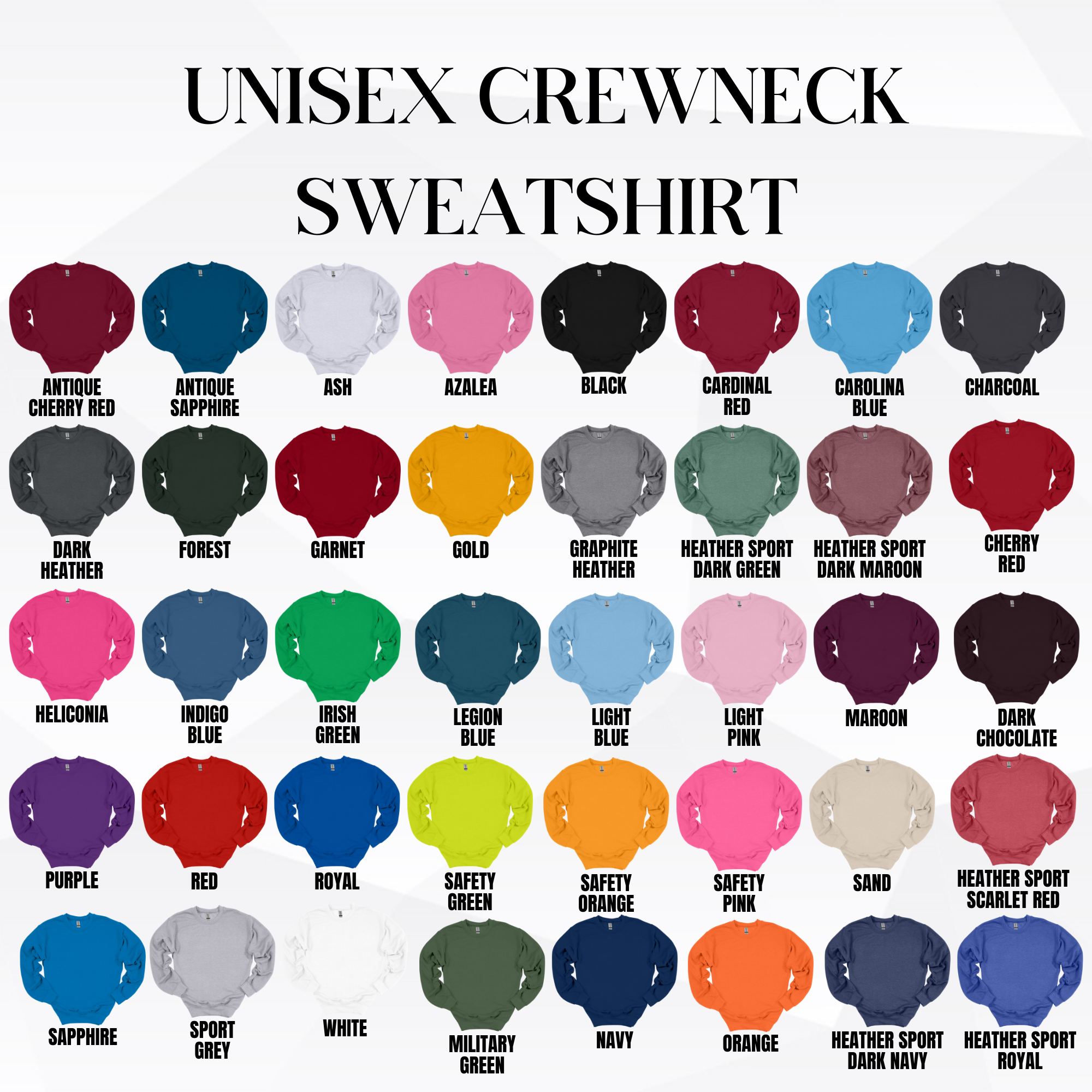 Faith & Life Christian Brands - Wholesale Graphic Sweatshirt - Women's - Custom City State or Text Personalized Crewneck Sweatshirt18