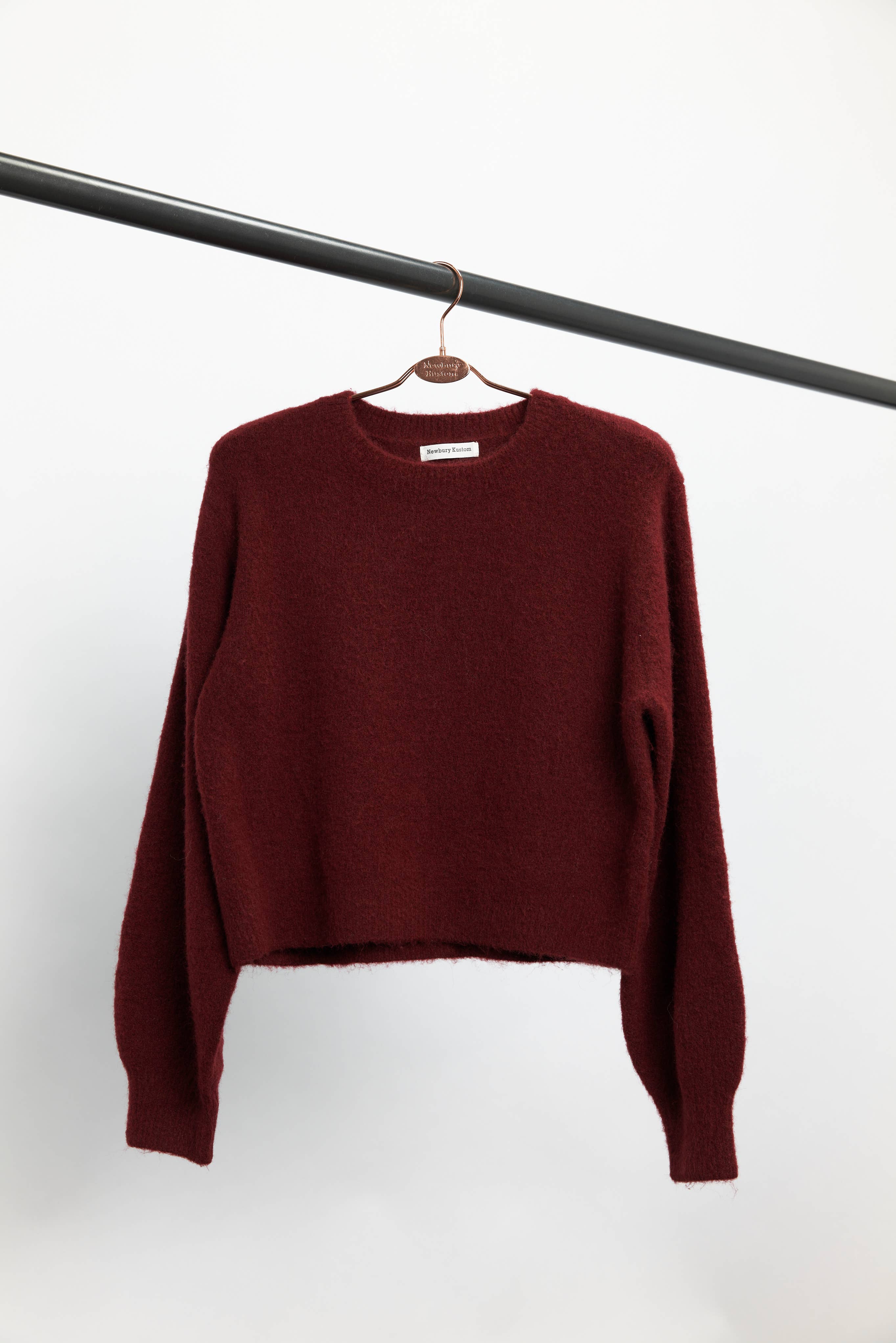 Newbury Kustom - Vente Pull en maille – femme - 11310-Pull en maille douce légèrement raccourci uni10