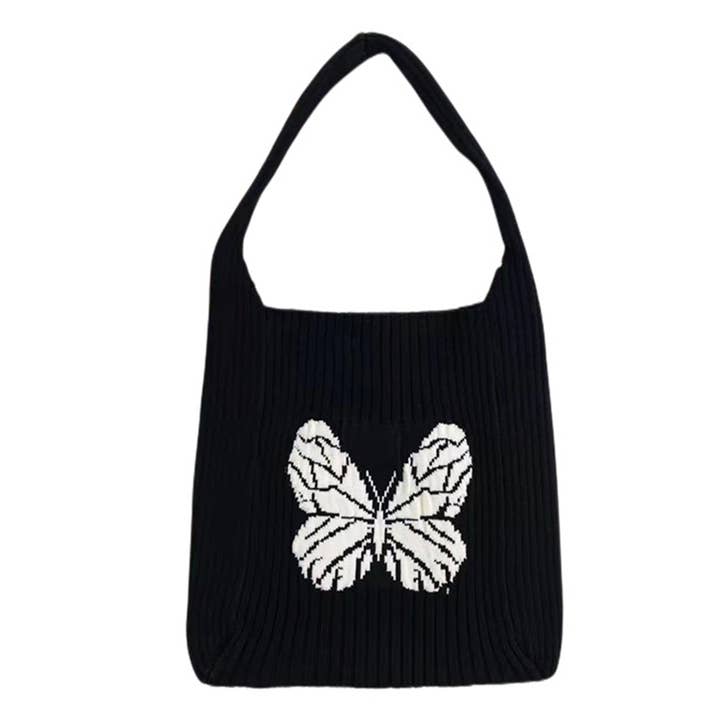 WOMEN BUTTERFLY KNITTING HOBO BAG_CWAB0836 for wholesale by ACCITY