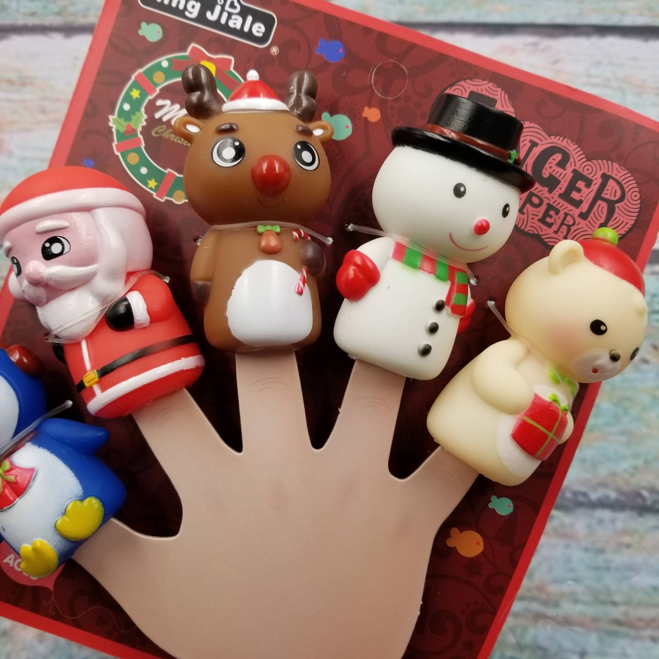 MIAS SHOP - Wholesale Finger Puppet - Kids & Baby - Christmas Bite! Hand Puppet , Finger Puppet ,Set Of 53