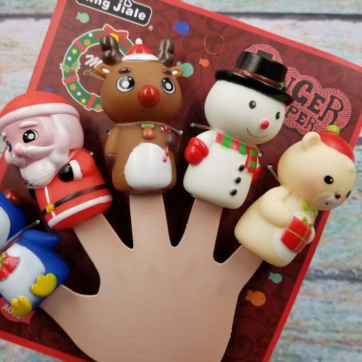 MIAS SHOP - Wholesale Finger Puppet - Kids & Baby - Christmas Bite! Hand Puppet , Finger Puppet ,Set Of 53