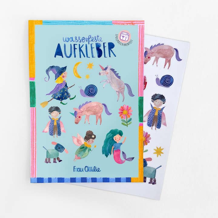 Spülmaschinenfeste Sticker *Fantastische Wesen* für den Großhandel von Frau Ottilie
