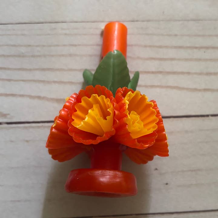 Bivax Mini Orange & Gul Flerfärgad Ringblomsljus för wholesale av Viva Greetings