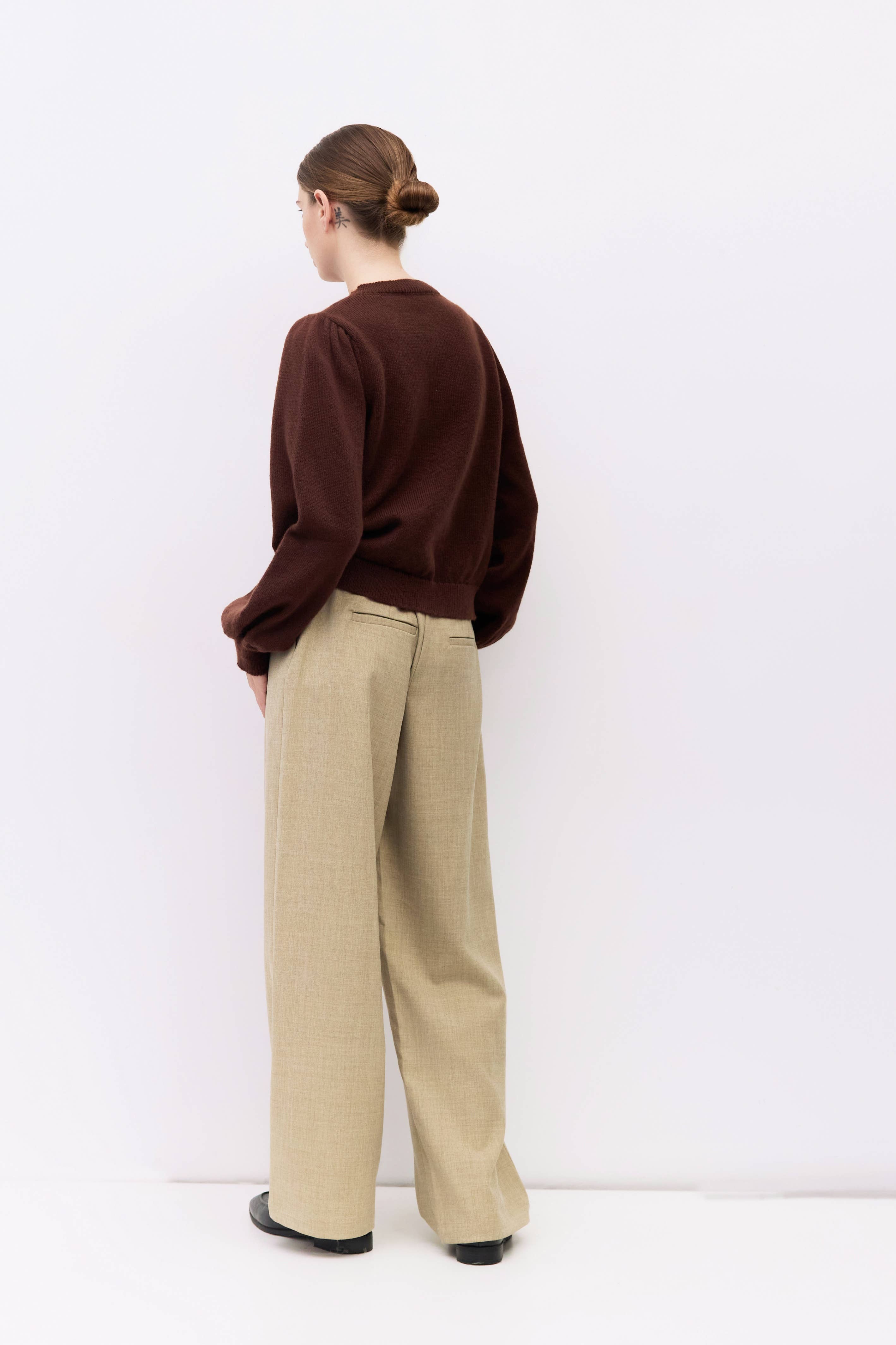 MOD REF - Wholesale Cardigan - Women's - The Sola Cardigan | Puff Sleeve Cardigan6