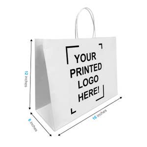 White gift bags wholesale deals