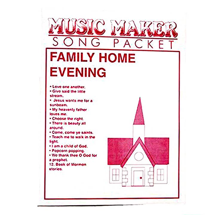 Family Home Evening accessory music for the Music Maker for wholesale by European Expressions