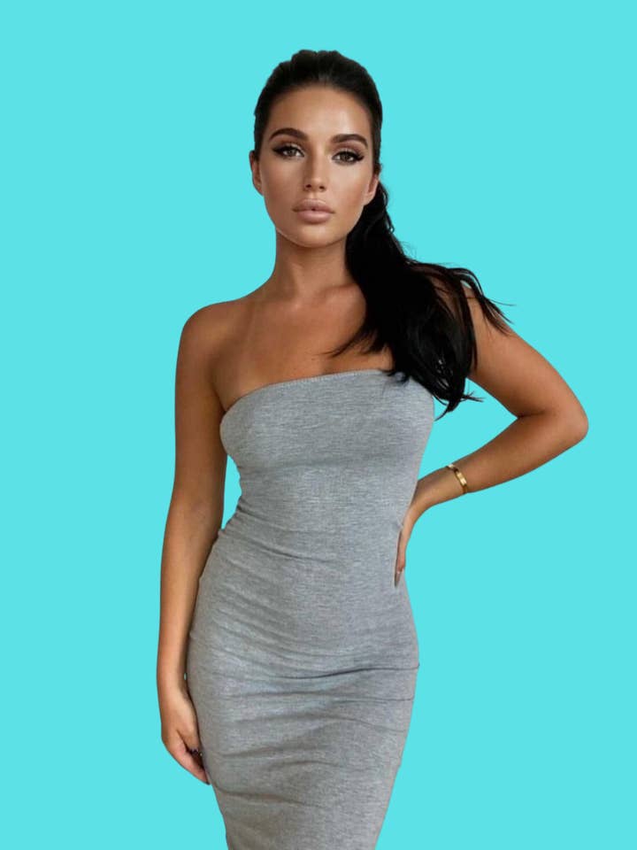 Sarah schulterfreies Kleid für den Großhandel von Fashions Blvd