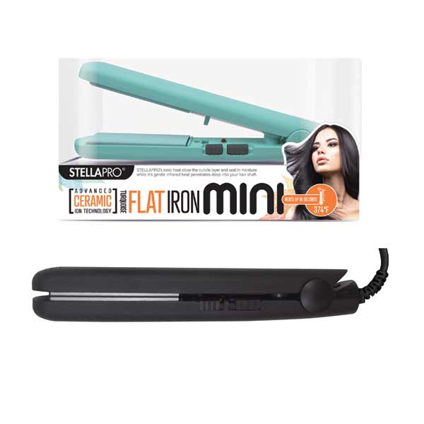 Majestic Wholesale - Wholesale Straightener/Flat Iron - STELLA PRO FLAT IRON MINI 374F ASSORT COLORS3