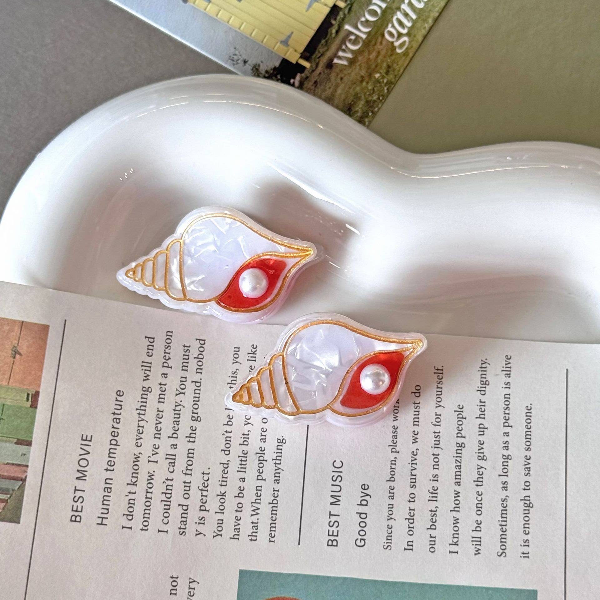 SoapElenGlen - Wholesale Hair Clip - Women's - Marine Animal Series Acrylic Mini Hair Claw Clip7