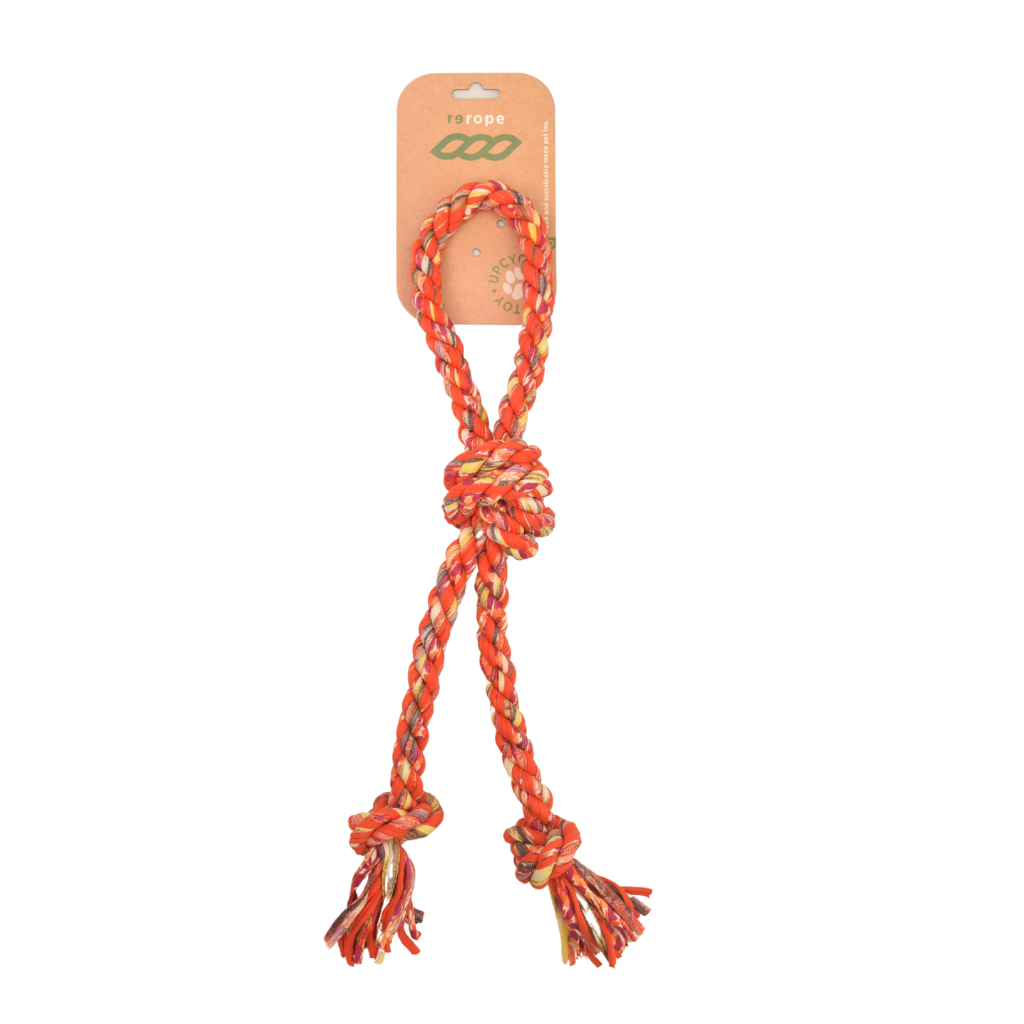 Shreds + rerope - Vendita all'ingrosso Giocattolo di corda - Cani - ReRope - Giocattolo per cani ad anello riciclato, 3 misure (assortimento da 10 pezzi)12