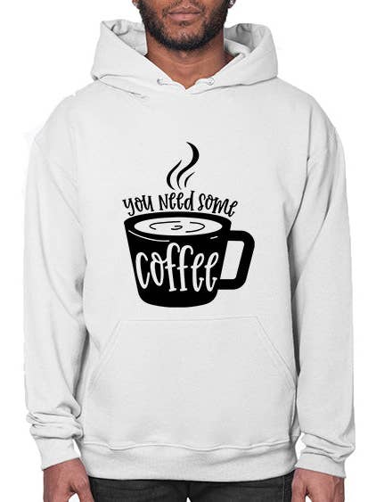 du behöver lite kaffe 1816# - kaffe- Hoodie för wholesale av tshirt unlimited