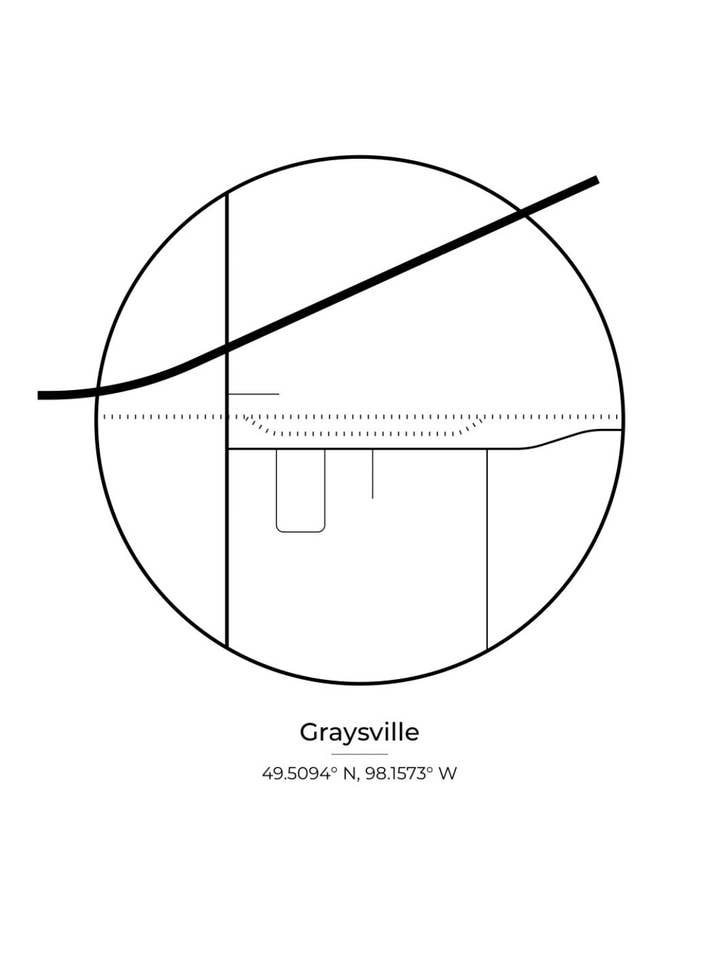 Plan de la ville {G-H} pour la vente par Wooden Arrow Designs